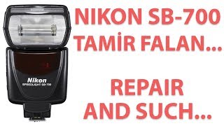 Nikon SB 700 Teared Down and Repaired. Zooming fix