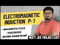 Electromagnetic Induction | Magnetic Flux | Solenoid | Work done in varying magnetic field | NEET