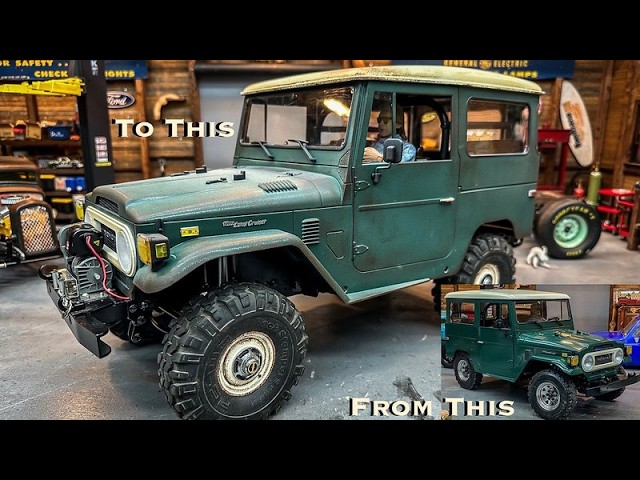 Complete FJ40 Transformation, RC4wd Cruiser Rustoration Part 1
