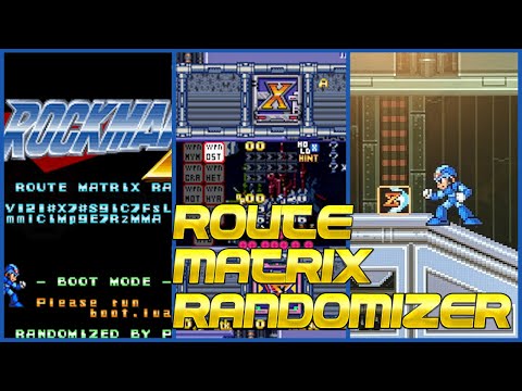 Route MatriX Randomizer: Conferindo o novo randomizer de Mega Man X (VOD da roxinha)