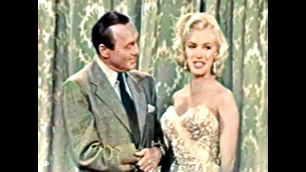 Marilyn Monroe 1st TV Appearance (1953)