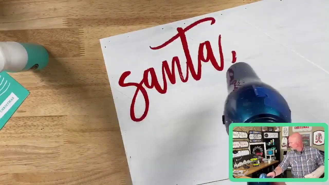 NORTH POLE POSTMARK HOLIDAY CARD DISPLAY - DIY HOME DECOR