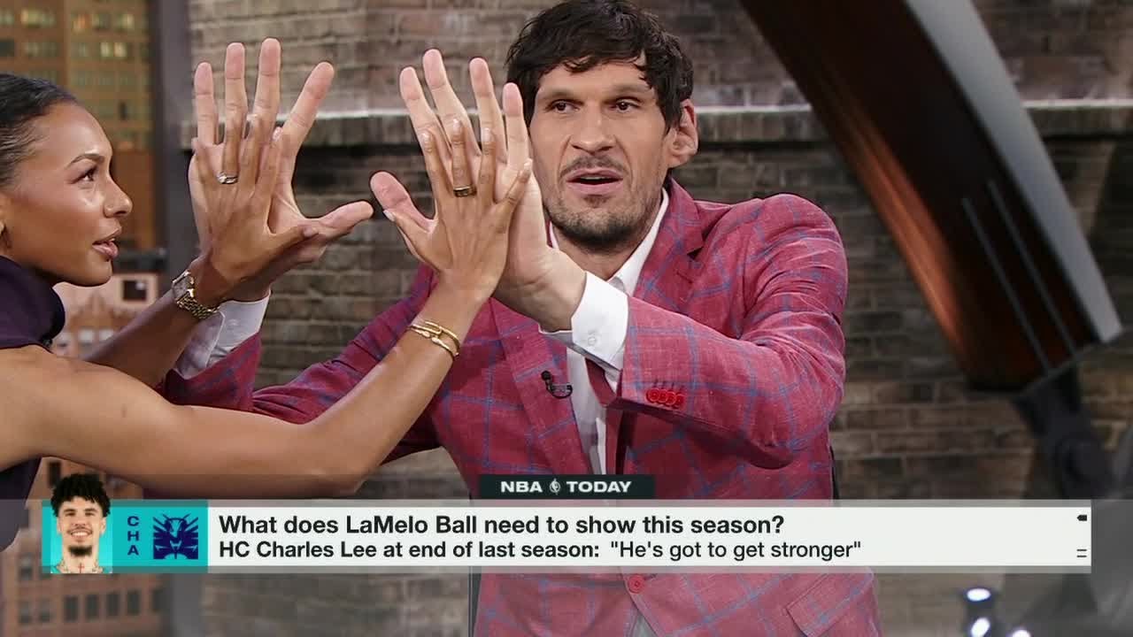 Boban Marjanovic & I compare hand sizes | NBA Today