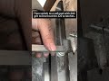 How to Erase Deep Tool Marks on Metal 🗜️#shorts #satisfying #asmr