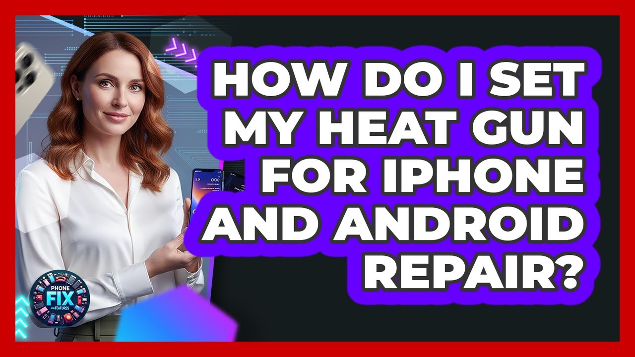 How Do I Set My Heat Gun For iPhone And Android Repair? - Phone Fix and Features