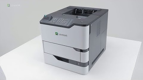 MS725/MS82x Series—Setting up the printer