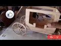 DIY # Antique Horse Drawn Carriage From Bamboo