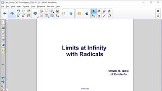 Limits at Infinity with Radicals