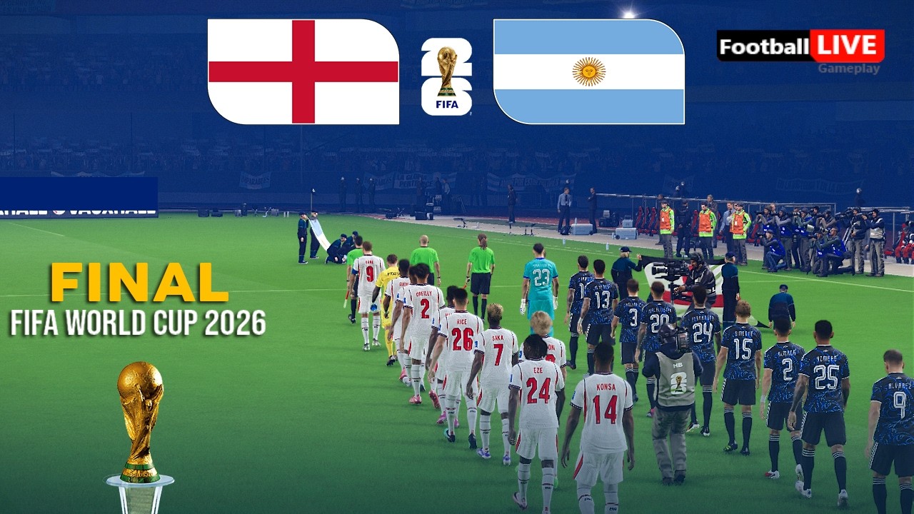 ENGALAND vs ARGENTINA - Final FIFA World Cup 2026 | Full Match All Goals | Simulation PES