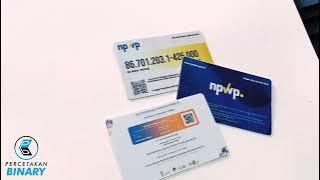 Jasa Cetak ID Card | NPWP