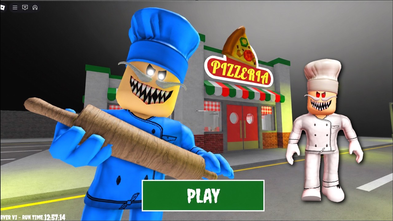 SYTD⭐️PAPA SPEEDRUN) PAPA PIZZA PIZZERIA OBBY! New Skin Unlocked Use All