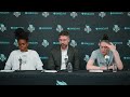 “We Have to Stay Organized and Trust the Process” | Jones, Stewart & Coach DeMarco Postgame 9/21/26