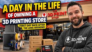 A Day in the Life of Owning a 3D Printing Store — Post-Holiday Edition!
