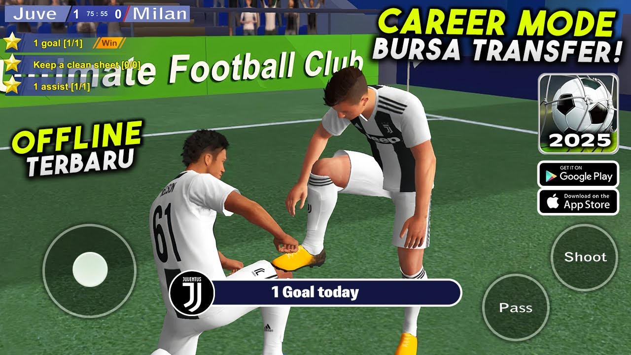 ULTIMATE SOCCER ! Game BOLA OFFLINE Ringan Terbaru Android ! Work Career Mode Bisa Transfers 2025 !