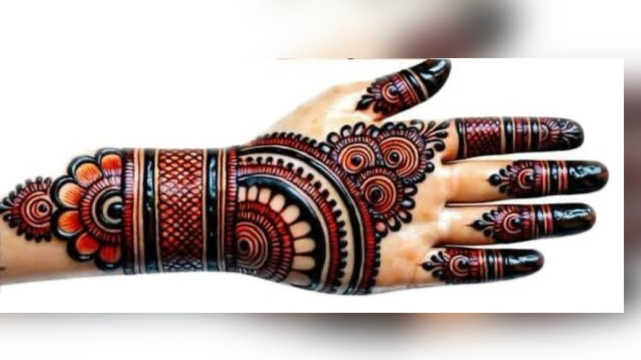 Latest Eid Mehendi Design Step by Step | Simple Back Hand Mehndi Tutorial 