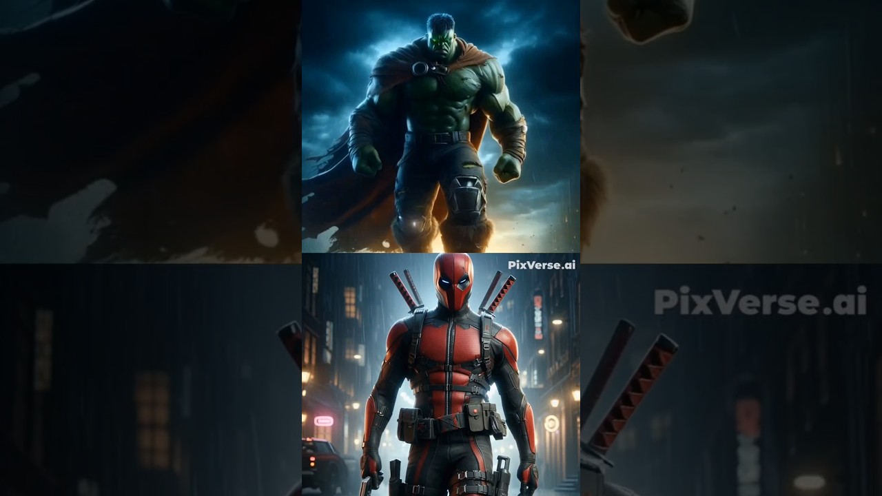 Hulk vs Deadpool Vs Wolverine and Wonder Woman Vs Lion 