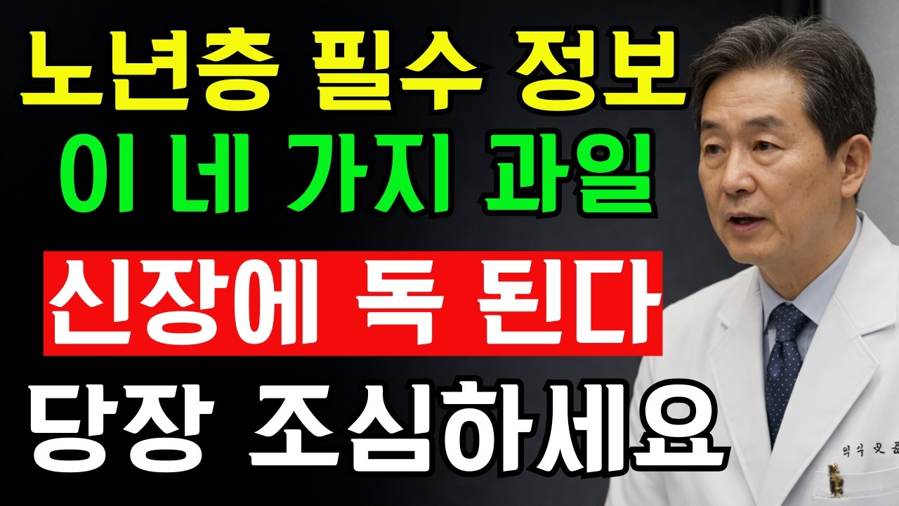 70세 이상 노인들이 자주 섭취하는 과일 중 신장에 부담을 주는 4가지 종류와, 섭취하기 쉬운 4가지 종류| 70세의 건강 | 건강 정보 | 건강한 하루