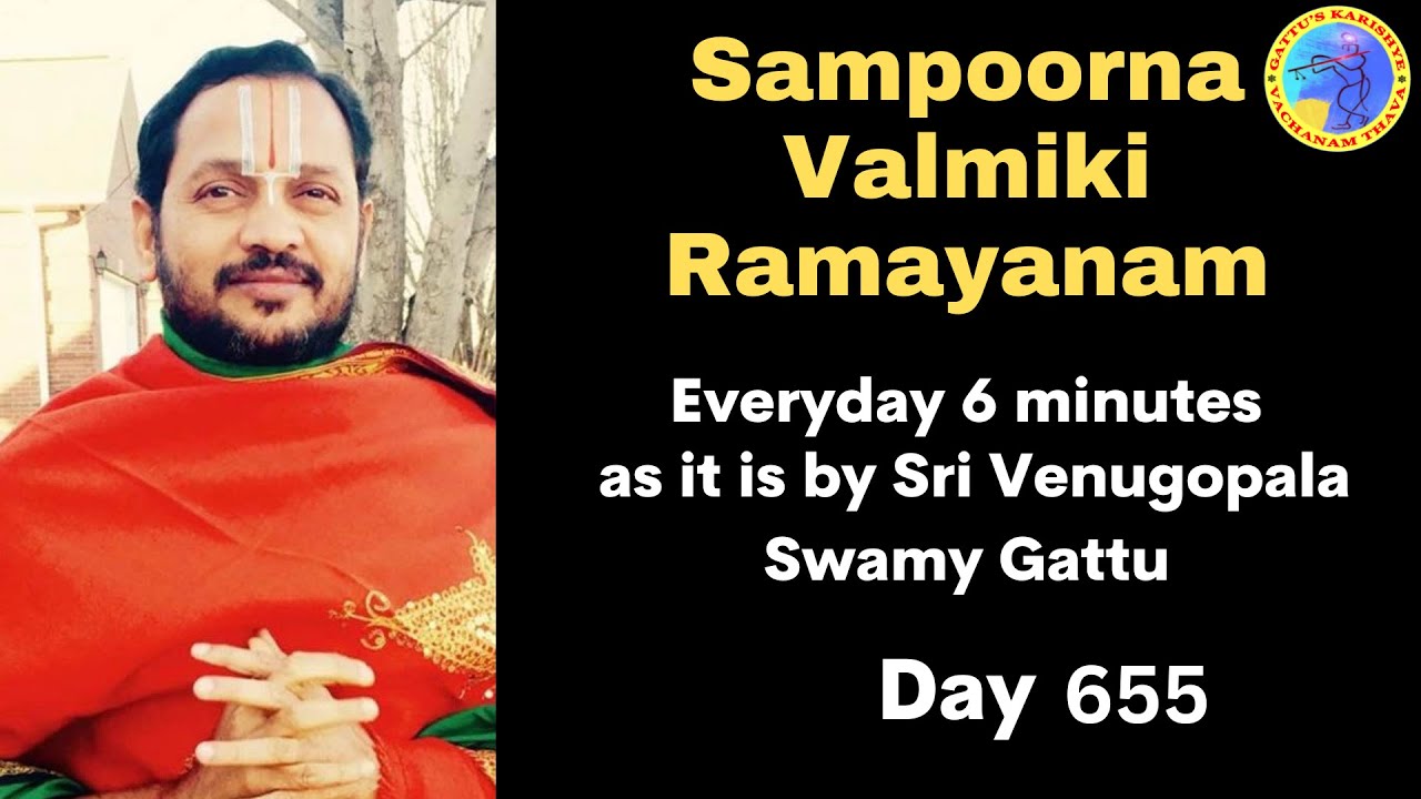 Sampoorna Valmiki Ramayanam - English - Day 655