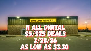 Dollar General $5/$25 Deals - Saturday 2/28/26 - Dollar General Couponing This Week