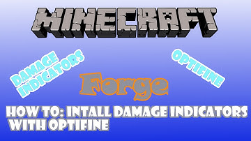HOW TO:  Install Minecraft Damage indicators and Optifine TOGETHER 1.8.3/1.8.4
