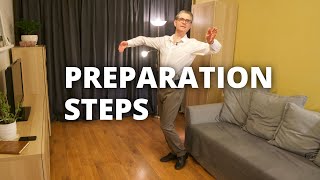 How to start with Correct Foot - Preparation Steps | Waltz, Viennese waltz, Slow Fox, Quickstep