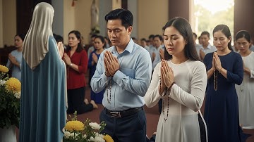 Xôn xao Sài Gòn: Nhờ quyền năng Chuỗi Hạt Mân Côi, 2 vợ chồng thầy bói ăn năn trở lại.