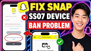 How to Fix Snapchat Support Code SS07 Error (2026) | Snapchat SS07 Login Problem