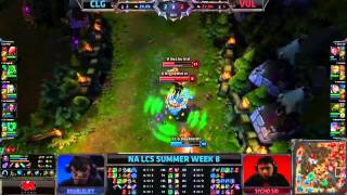 Doublelift 1v2 Doublekill on Vayne [LCSW8D1]