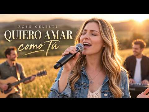 AMAR COMO TÚ 🙏 Rose Celeste | Enséñame Jesús a Amar Como Tú | Hermosa Alabanza Cristiana