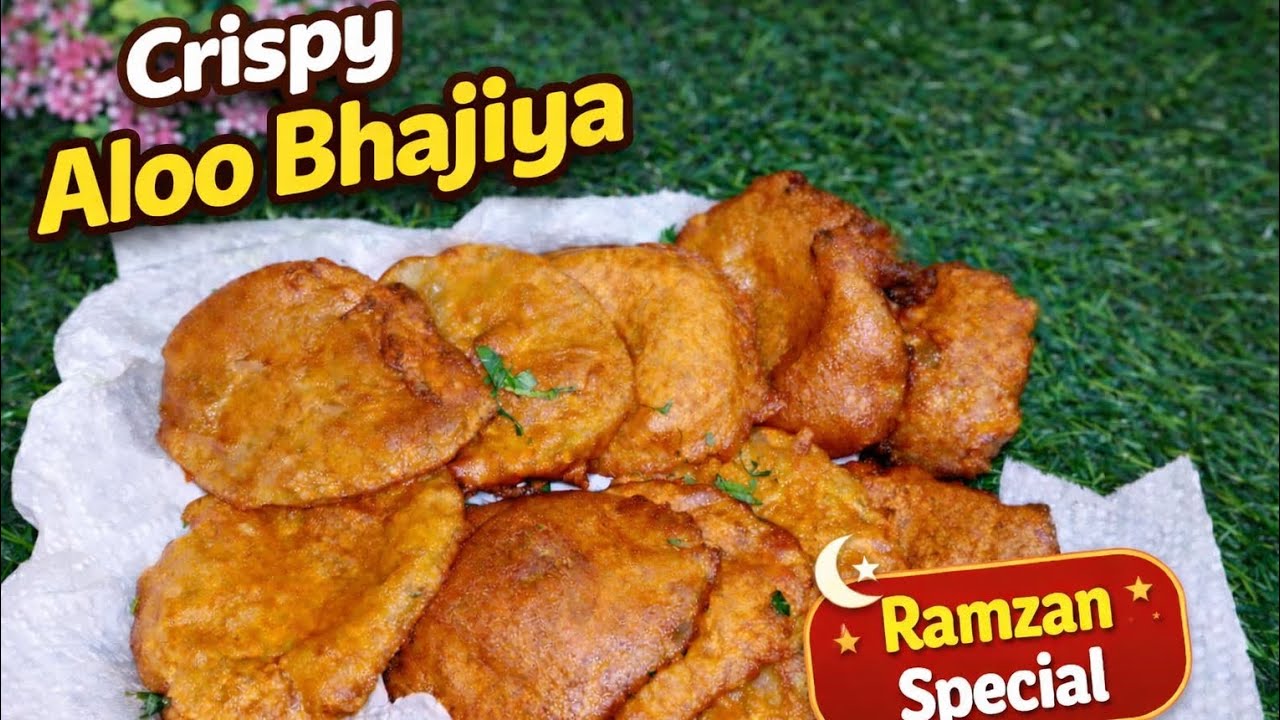CRISPY ALOO BHAJIYA RECIPE || IFTAR RECIPE || RAMZAN SPECIAL 