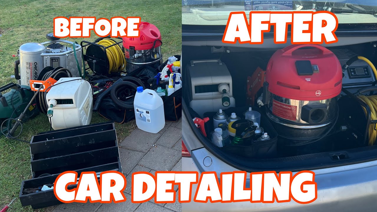 Mobile Car Detailing Setup | My Mobile Detailing Station - YouTube