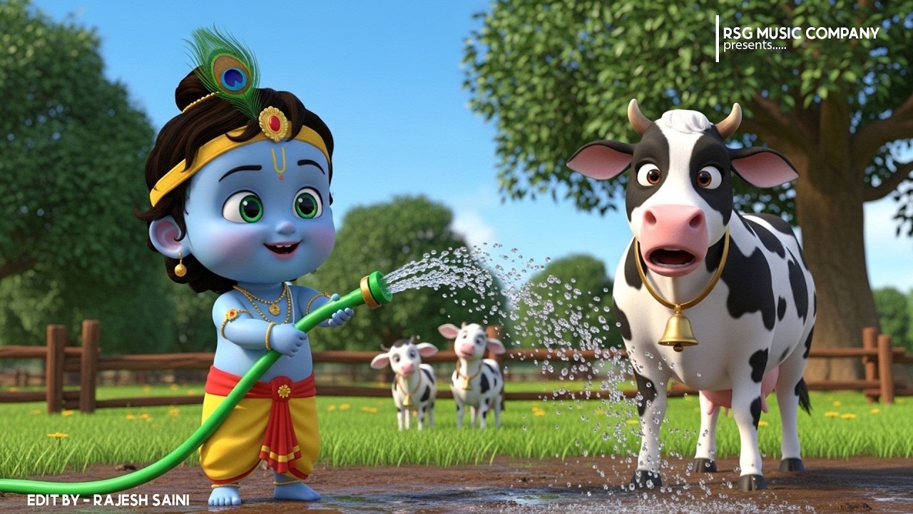 छोटी छोटी गैया छोटे छोटे ग्वाल। Choti Choti Gaiya Chote Chote Gwal। #kanha #krishna #krishnabhajan