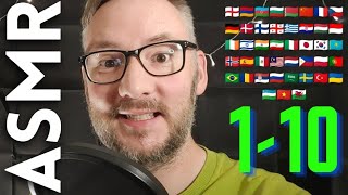 Counting from 1 to 10 in different languages [ASMR] screenshot 5