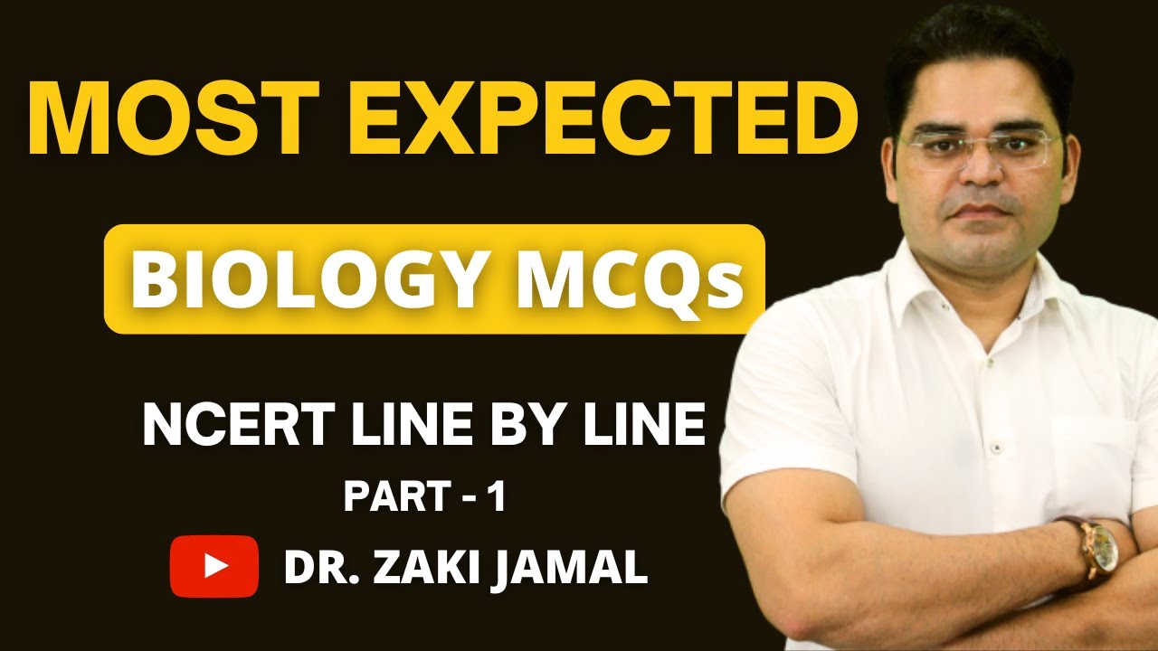 Most Expected Biology MCQs I NEET 2024 I NCERT Line by Line - YouTube
