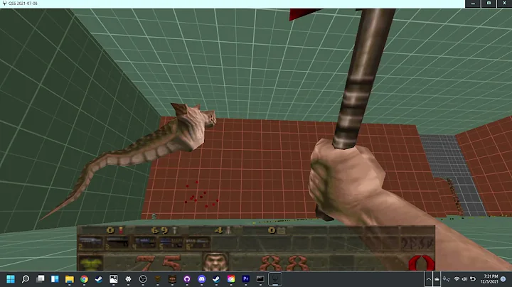 Greybox Showcase: WIP Singleplayer Castle Quake Level