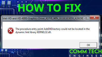 How to Fix | The procedure entry point AddDllDirectory could not be located