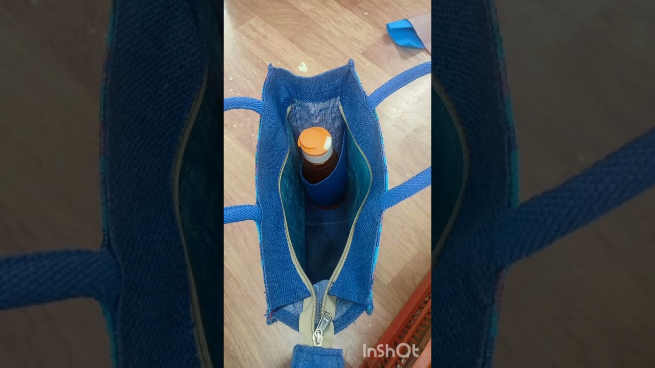 Jute kalamkari lunch bagDimension 10*12*5 inchesZip closureRs 155/-MOQ 10