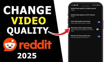 How to Change Video Quality in Reddit App 2025 | Increase/Decrease Video Quality