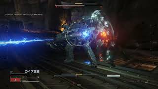 Armored Core 6 - Depth 2 - Enforcer Boss Fight on Ultralight Build