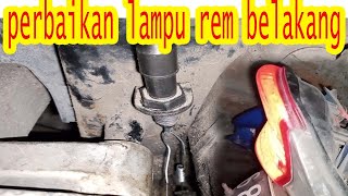 cara ganti switch rem belakang smash