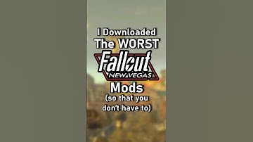 I Downloaded THE WORST Fallout: New Vegas Mods (so that you don