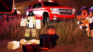 FIRE SEARCH AND RESCUE FOR MISSING PERSON!  ERLC Roblox Liberty County