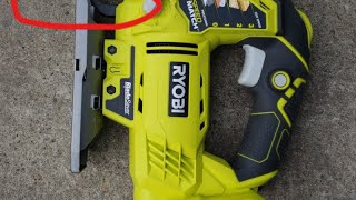 Changing blade on Ryobi 18v One+ cordless jigsaw
