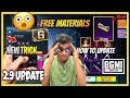 😮 FREE MATERIAL IN BGMI 2.9 UPDATE|| GET FREE AG CURRENCY