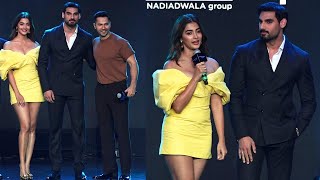 Sanki Cast Ahan Shetty With Pooja Hegde At Prime Video Upcoming Slate Announcements
