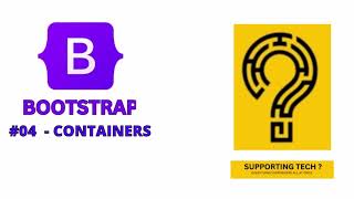BOOTSTRAP - CONTAINERS