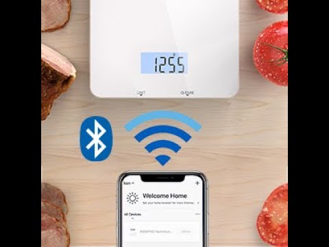 RENPHO Bluetooth Food Scale with App, Digital Smart Kitchen Scale
