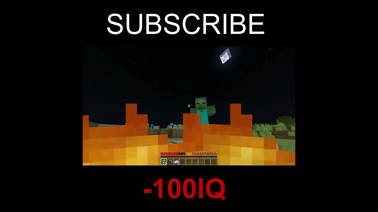 -1000 IQ in Minecraft😎😂😎#minecraft #shorts