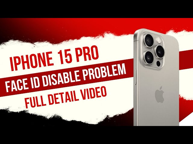 iPhone 15 Pro Water Damage Face ID Disabled Repair Fixed By Team