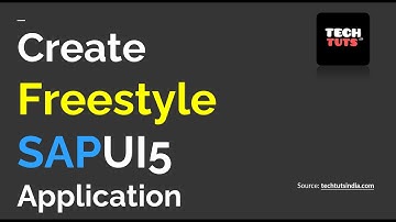 Create the first simple SAPUI5 application -SBAS. #sbas #freestyle  #sapui5 #sapfiori #saptechnical
